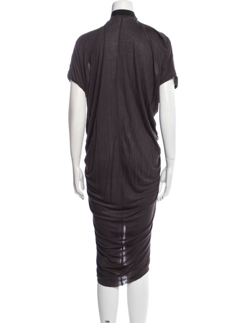 Lanvin Mock Neck Midi Length Dress