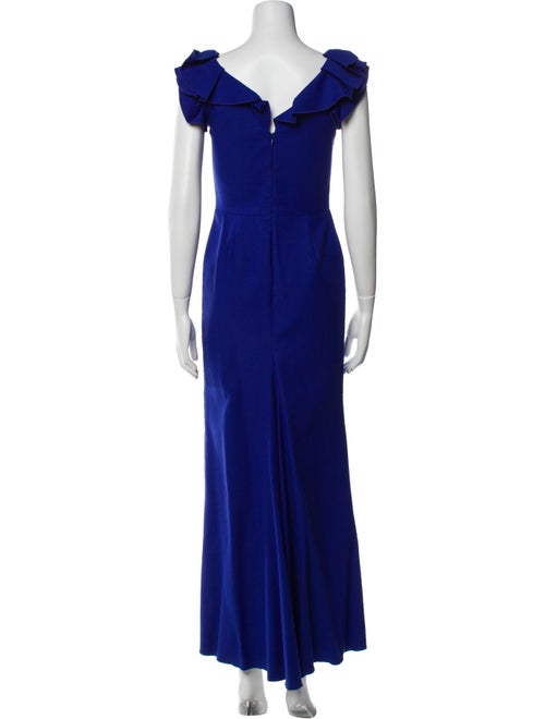 Lanvin Cowl Neck Long Dress