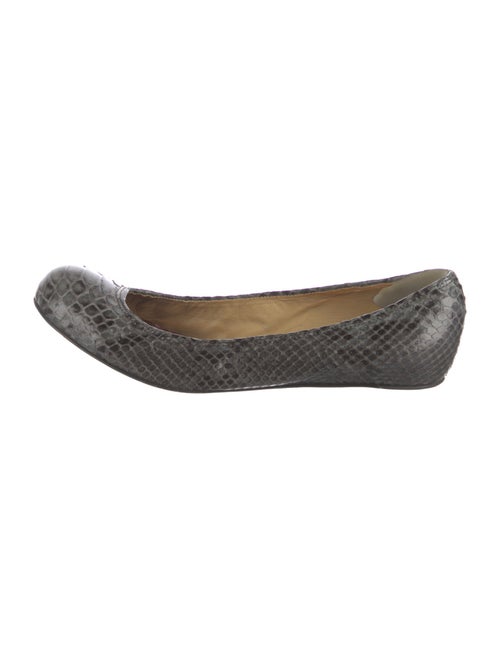 Lanvin Snakeskin Animal Print Ballet Flats