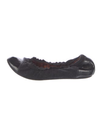 Lanvin Felt Ballet Flats