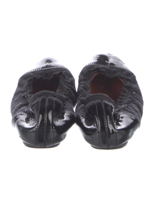Lanvin Felt Ballet Flats