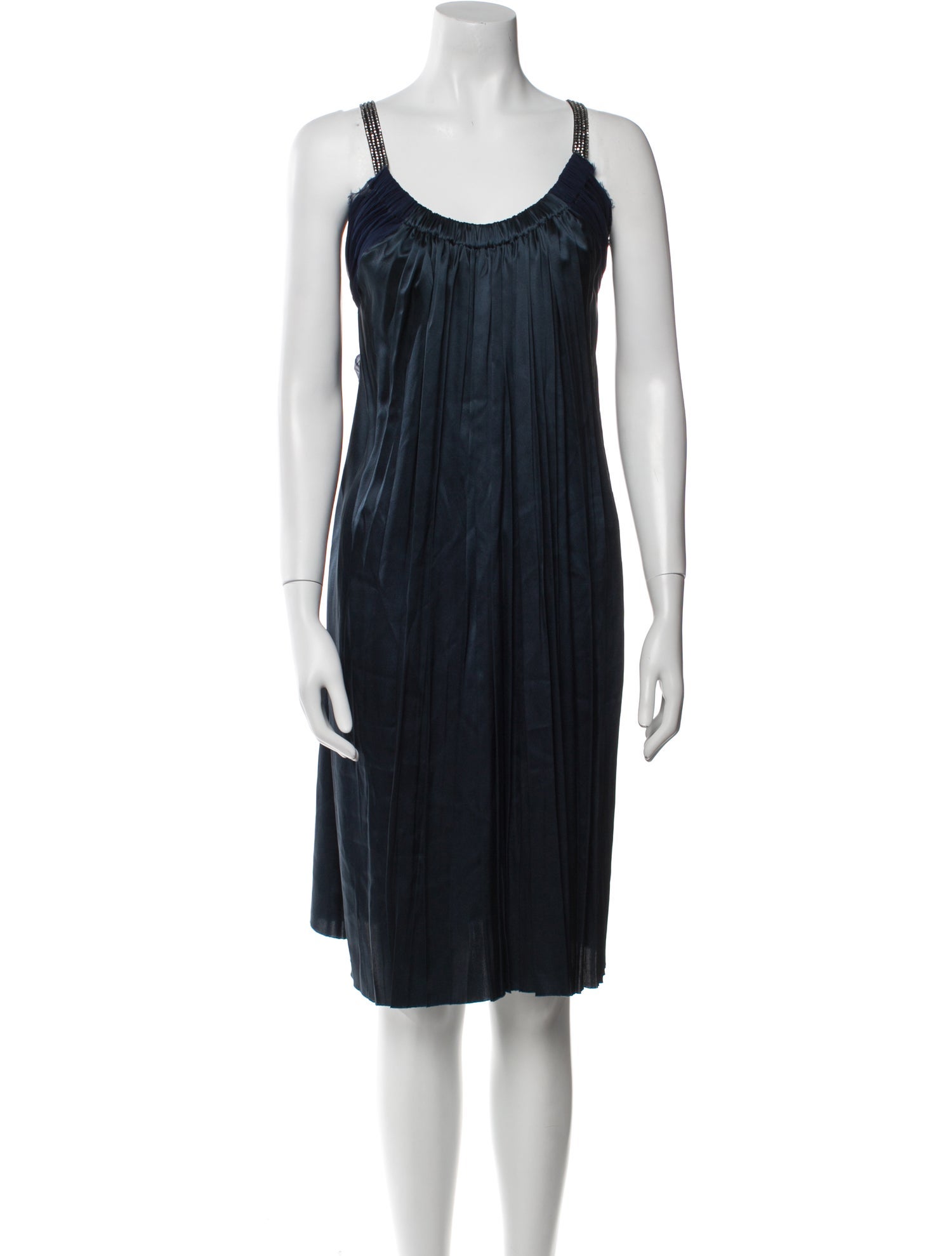 Lanvin Satin Knee-Length Dress