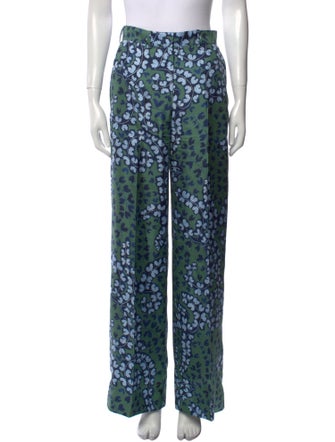 Lanvin Silk Wide Leg Pants