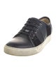 Lanvin Leather Colorblock Pattern Sneakers