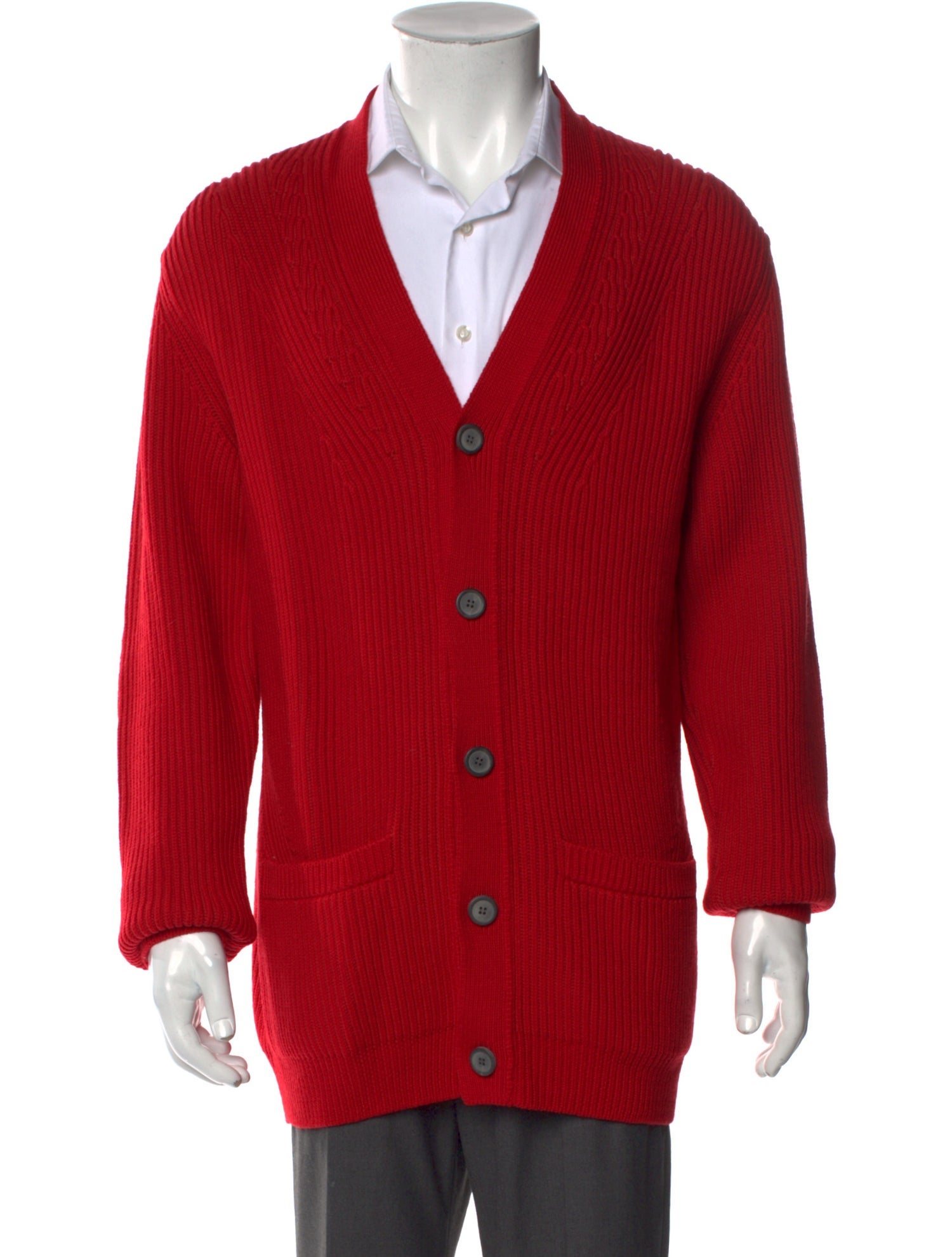 Lanvin Wool V-Neck Cardigan w/ Tags