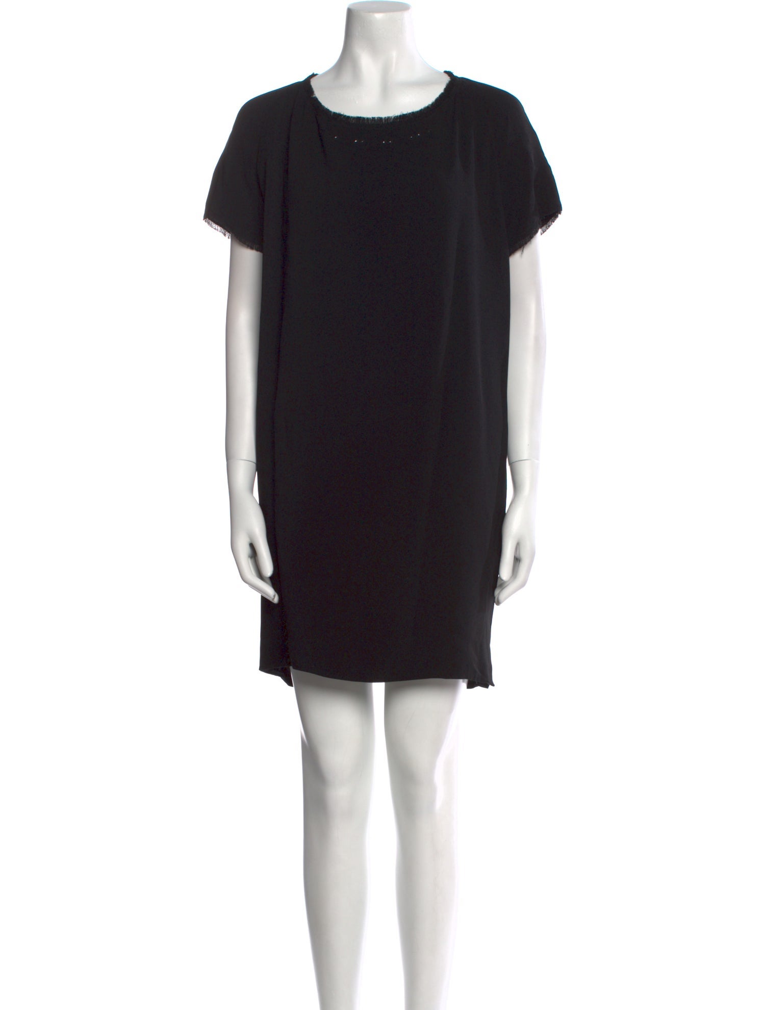 Lanvin Scoop Neck Mini Dress