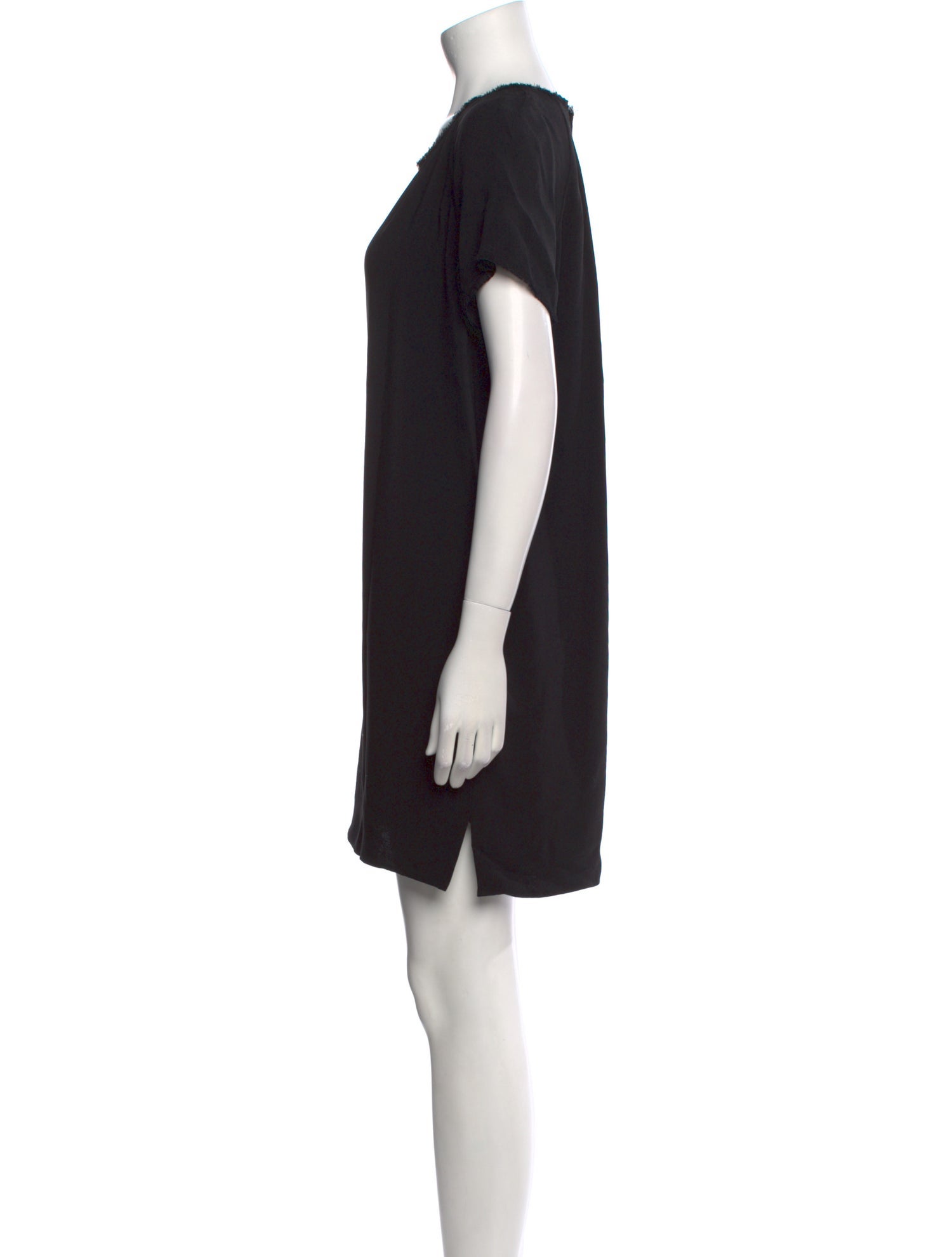 Lanvin Scoop Neck Mini Dress