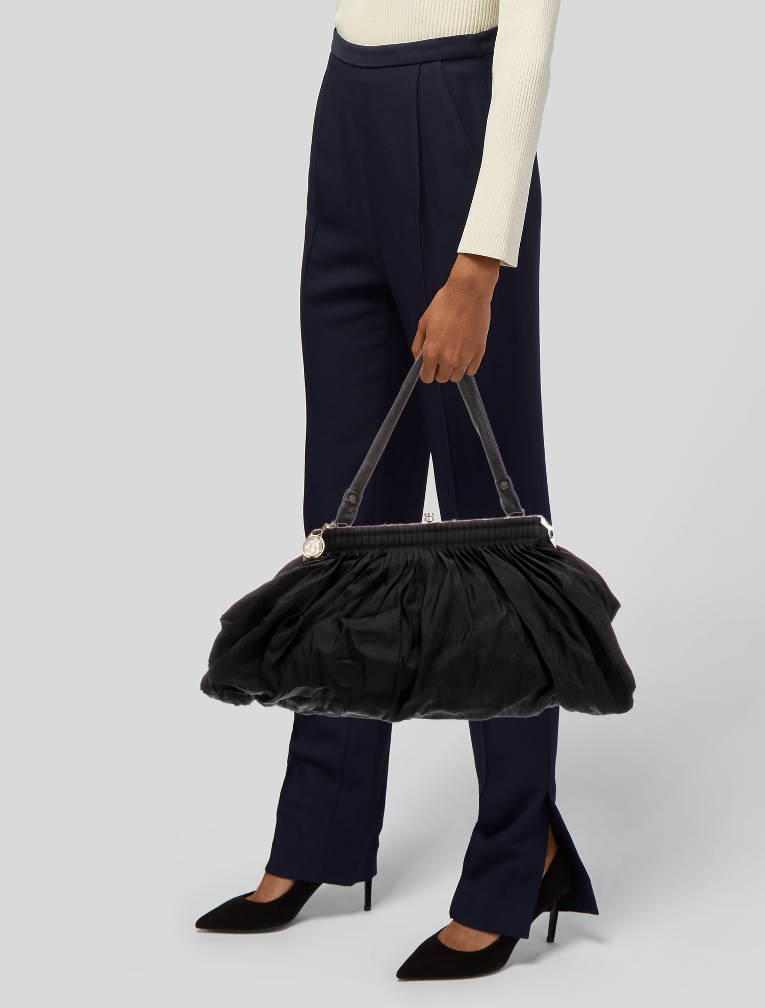 Lanvin Nylon Shoulder Bag