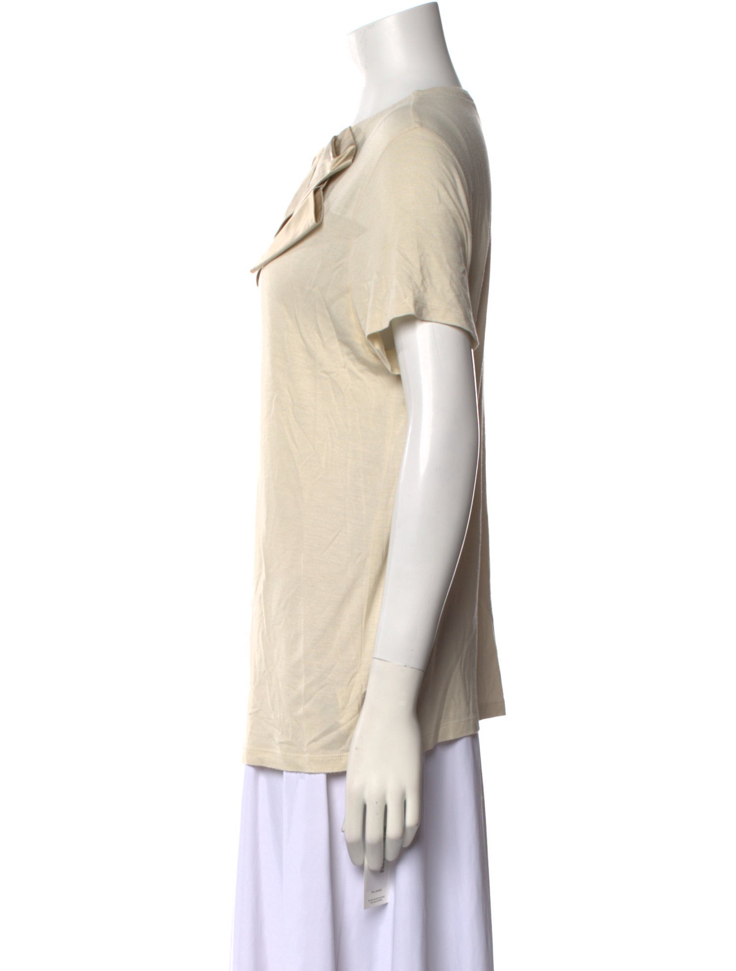 Lanvin V-Neck Short Sleeve T-Shirt