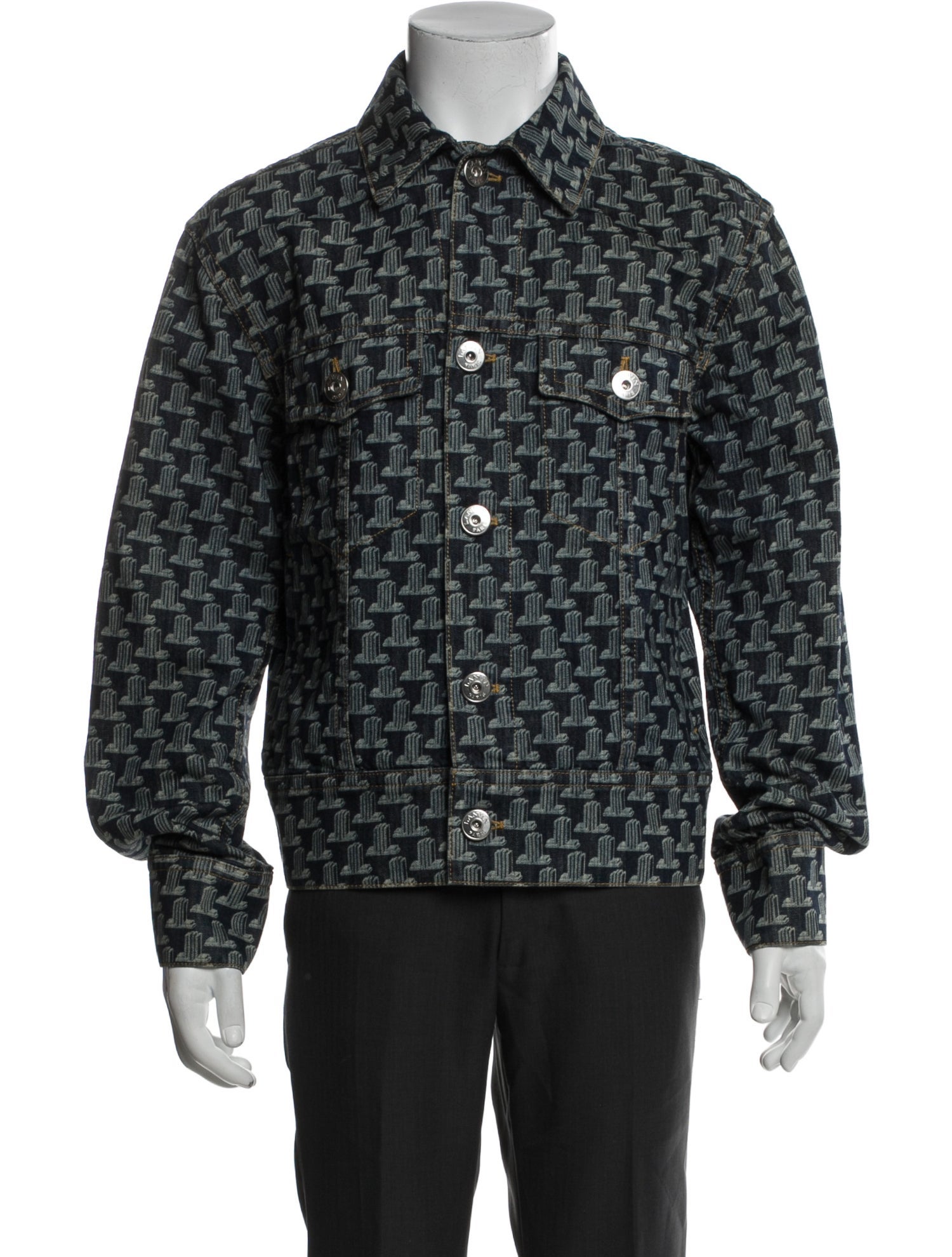 Lanvin Printed Trucker Jacket