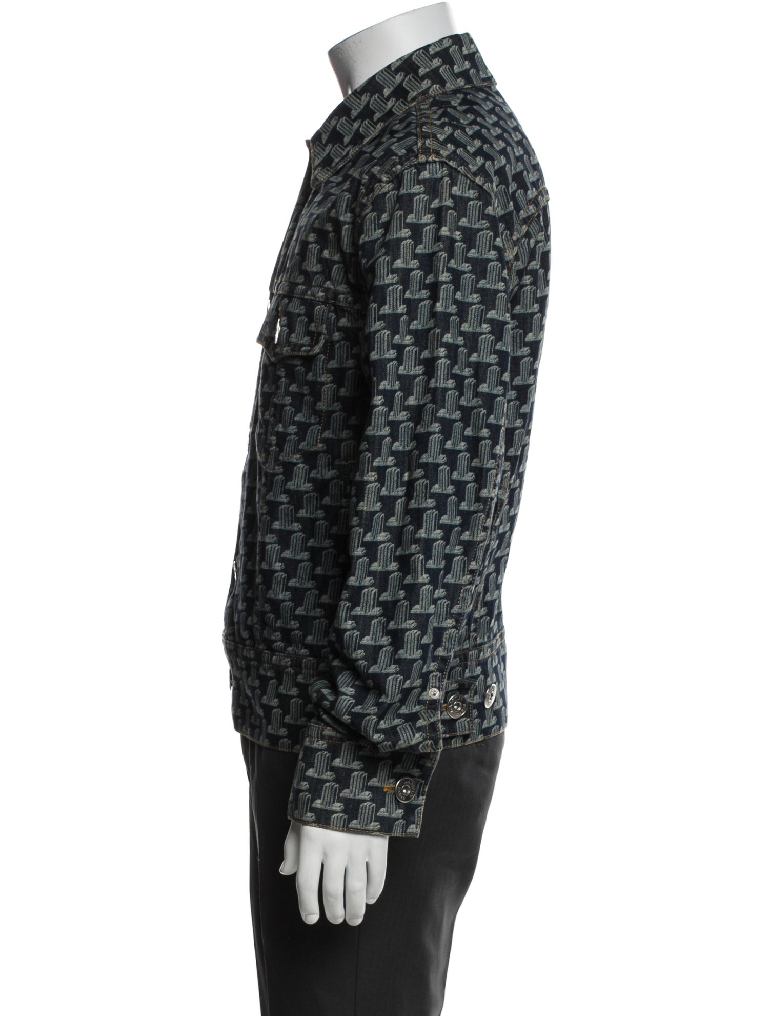 Lanvin Printed Trucker Jacket