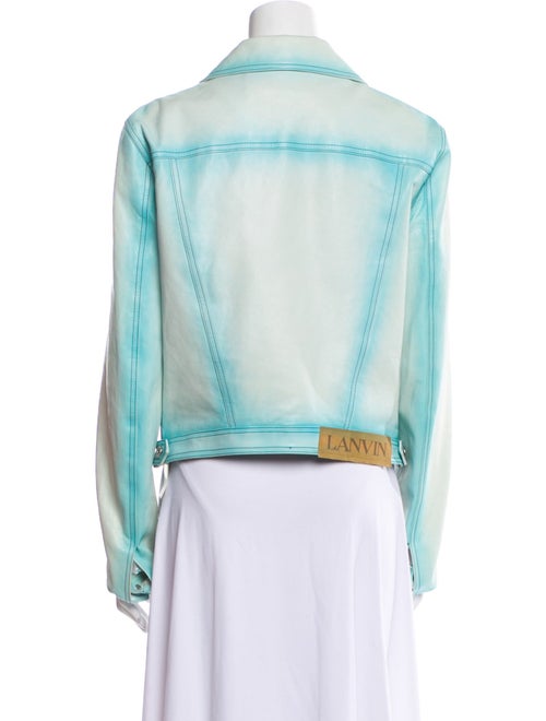 Lanvin Leather Denim Jacket