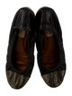 Lanvin Leather Animal Print Ballet Flats