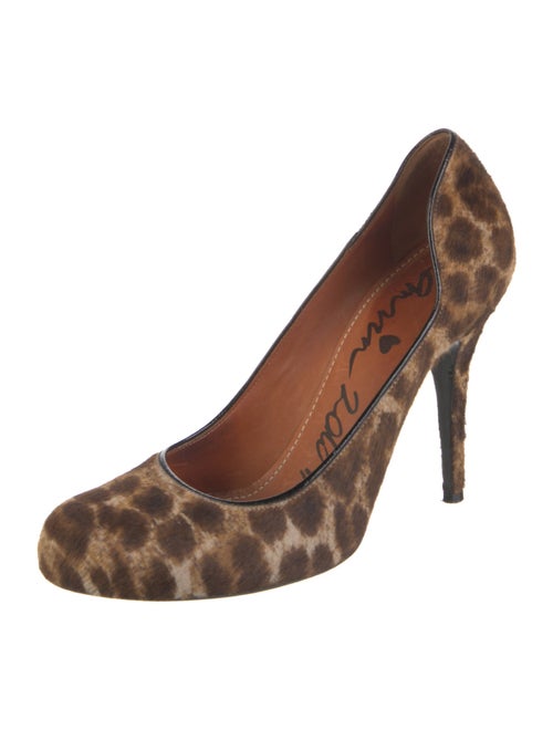 Lanvin Ponyhair Animal Print Pumps