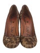 Lanvin Ponyhair Animal Print Pumps