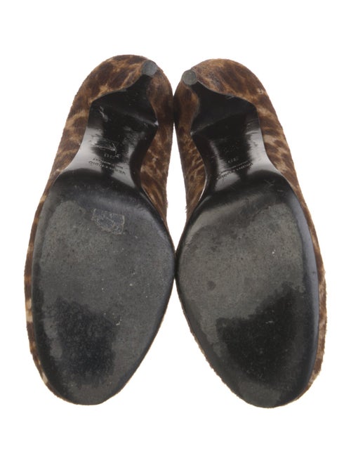 Lanvin Ponyhair Animal Print Pumps