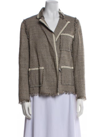 Lanvin Tweed Pattern Blazer
