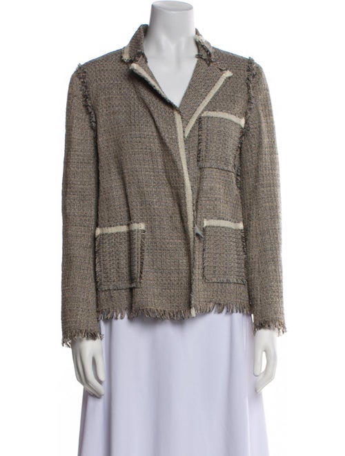 Lanvin Tweed Pattern Blazer