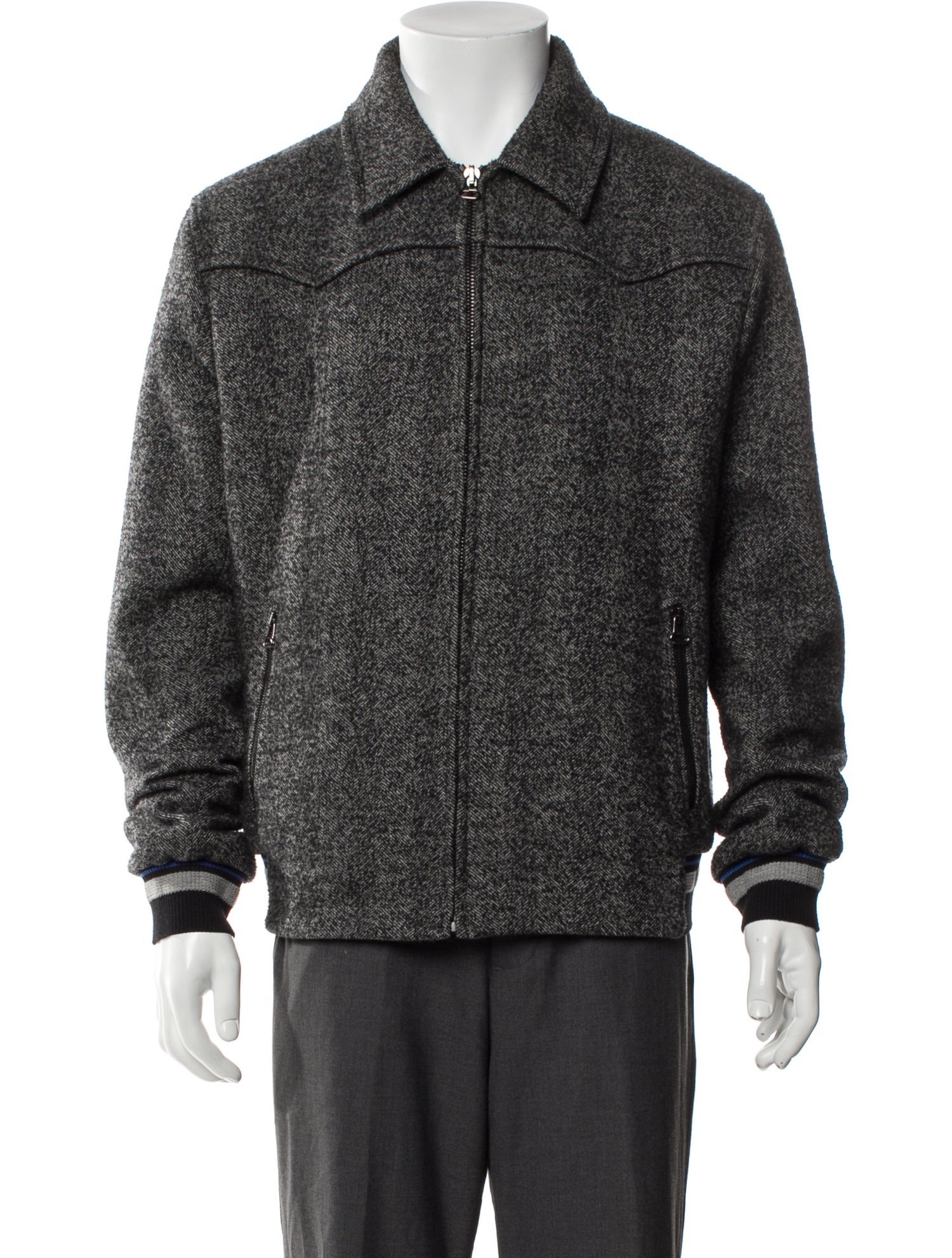 Lanvin Wool Printed Jacket