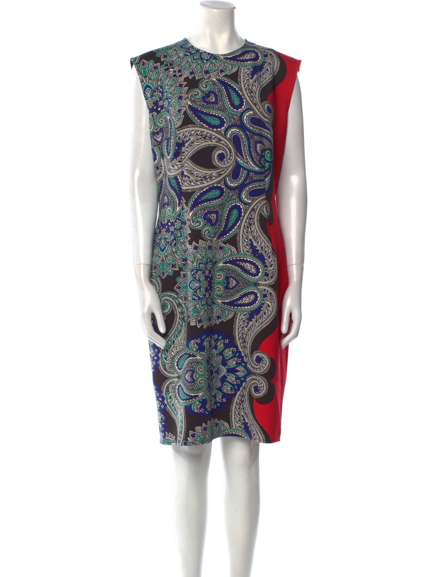 Lanvin Paisley Print Knee-Length Dress