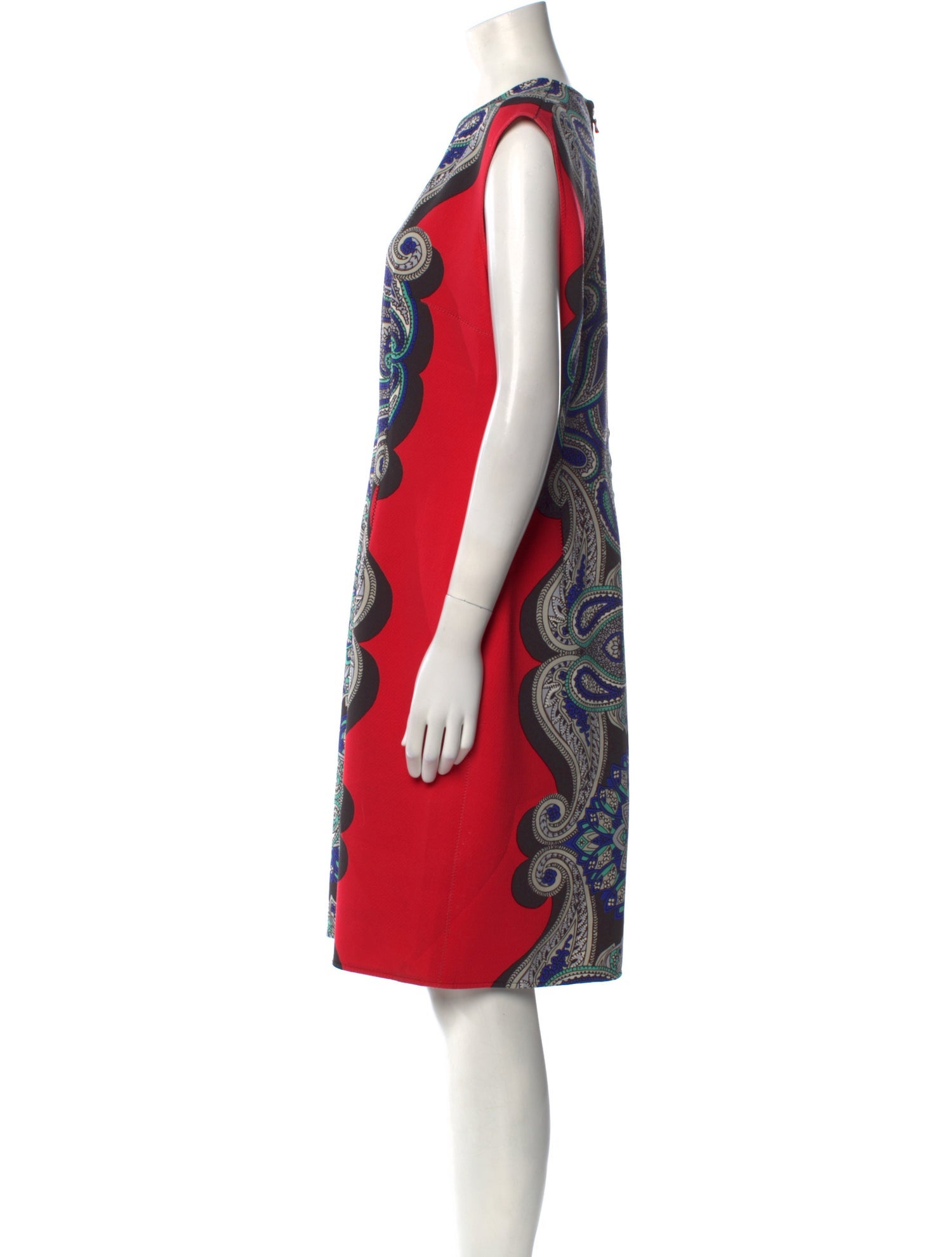 Lanvin Paisley Print Knee-Length Dress