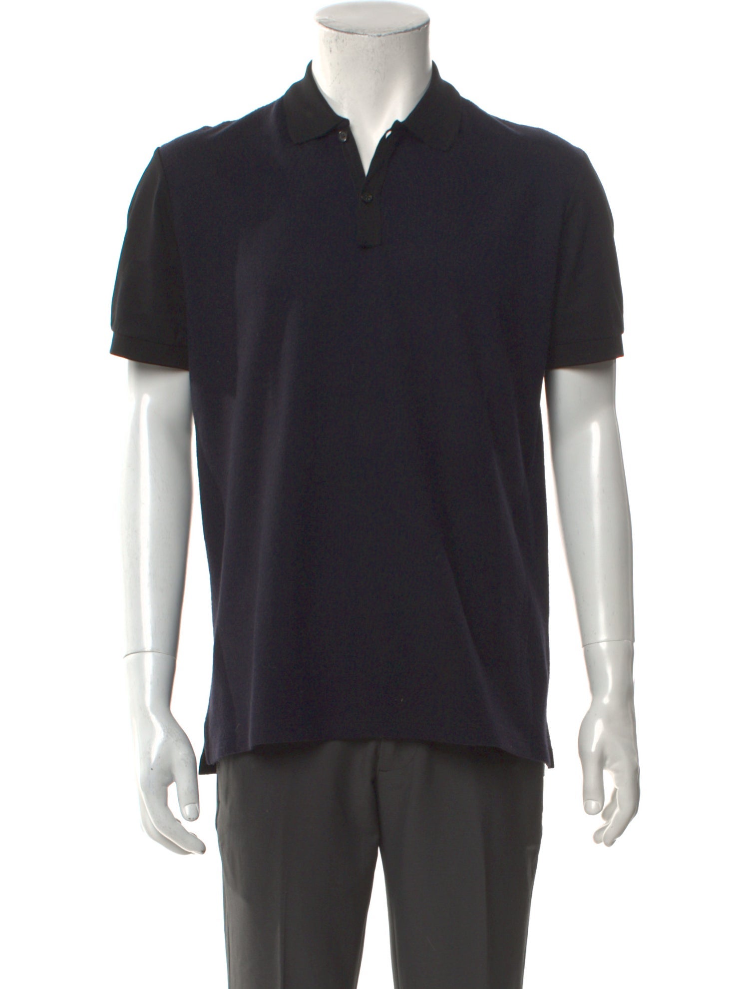 Lanvin Wool V-Neck Polo Shirt