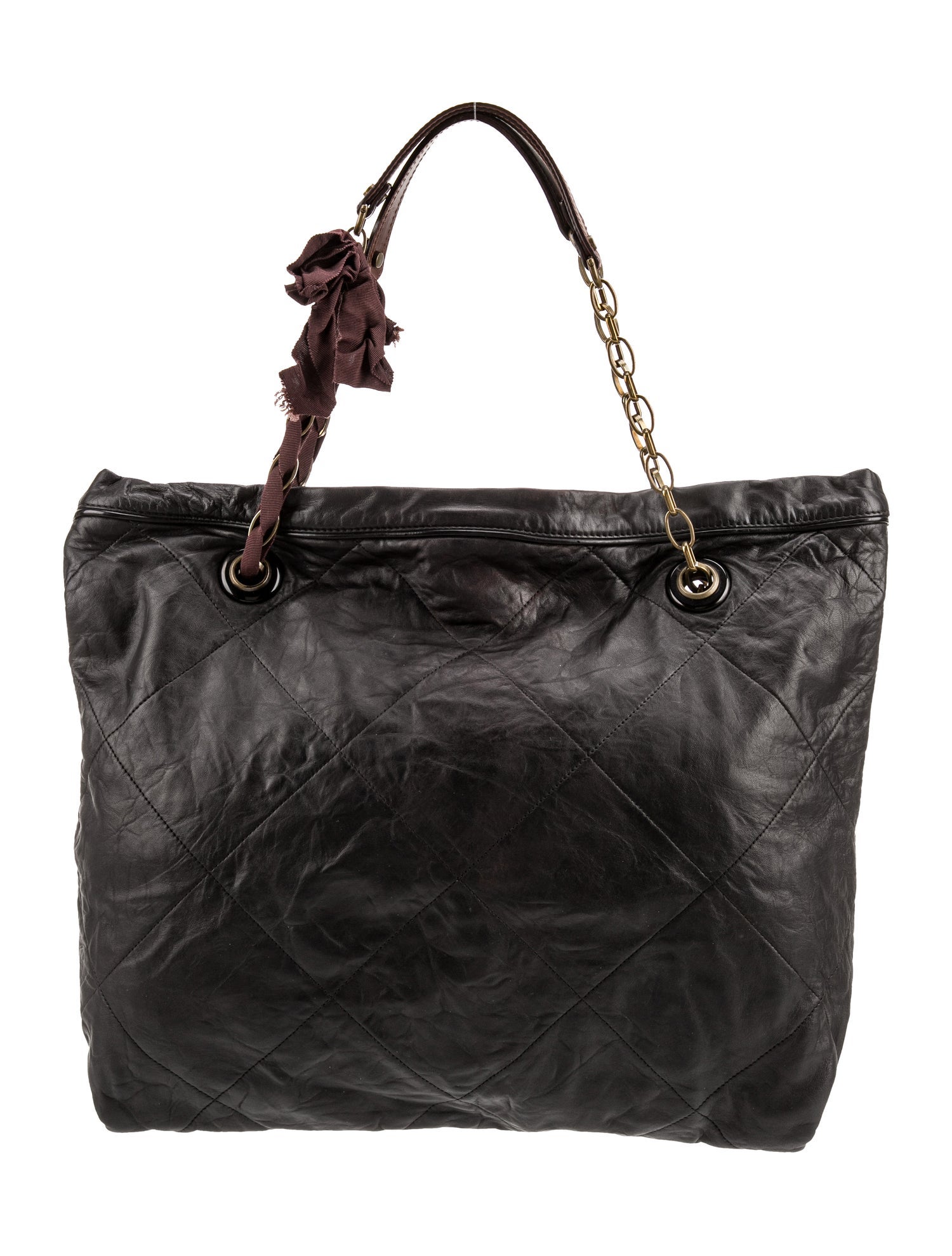 Lanvin Leather Top Handle Bag