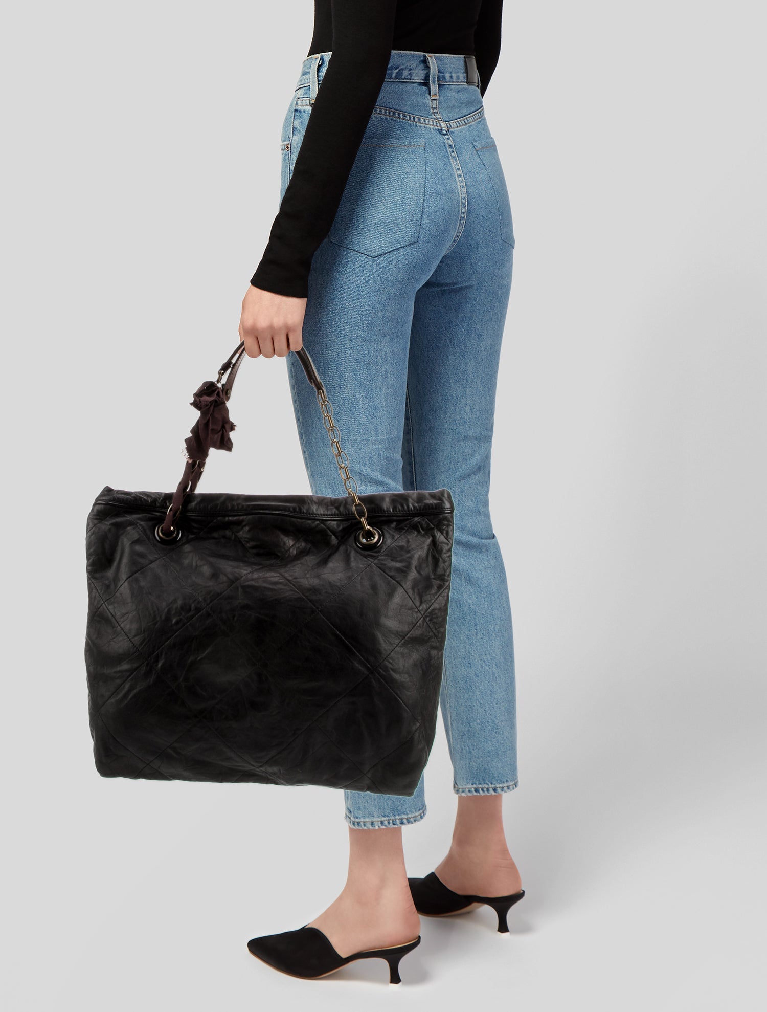 Lanvin Leather Top Handle Bag