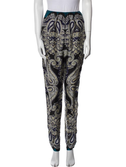 Lanvin Silk Straight Leg Pants