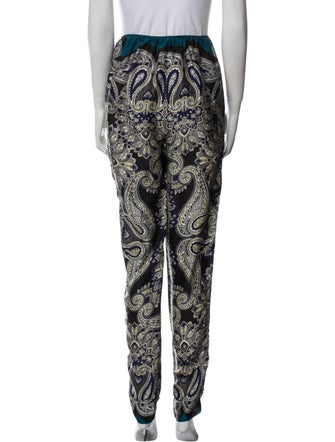 Lanvin Silk Straight Leg Pants