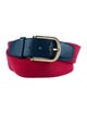 Lanvin Leather Trim Embellishment Belt