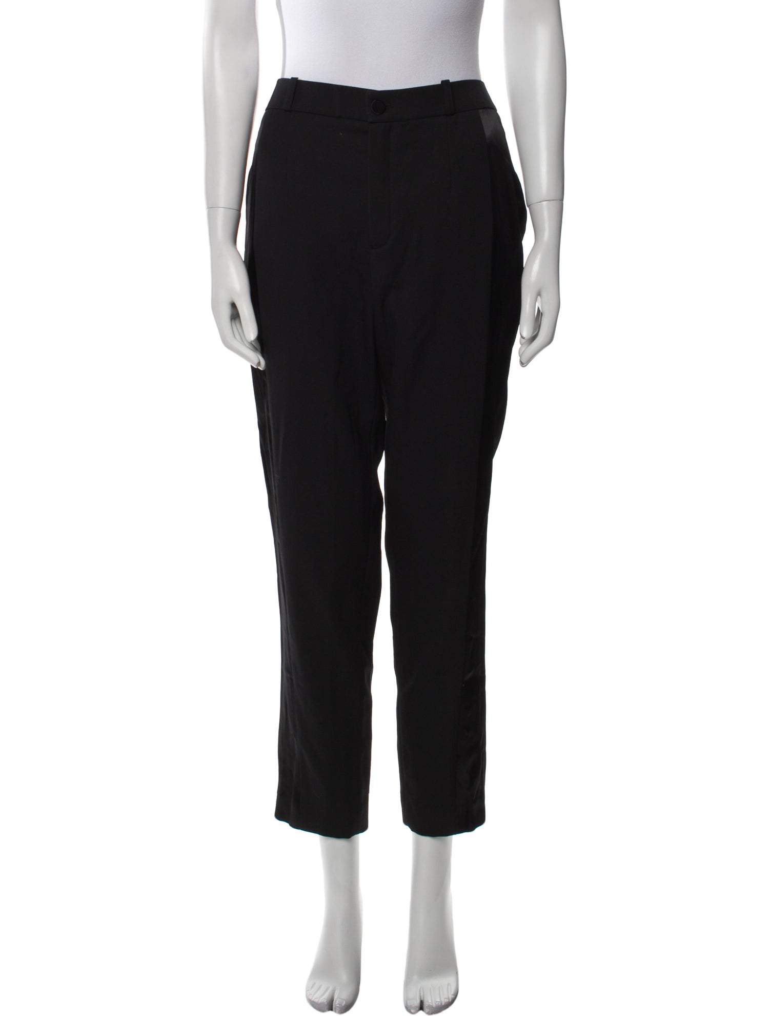 Lanvin Wool Straight Leg Pants