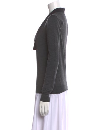 Lanvin Wool Square Neckline Sweatshirt