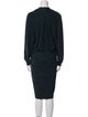 Lanvin Wool Midi Length Dress