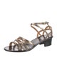 Lanvin Leather Gladiator Sandals