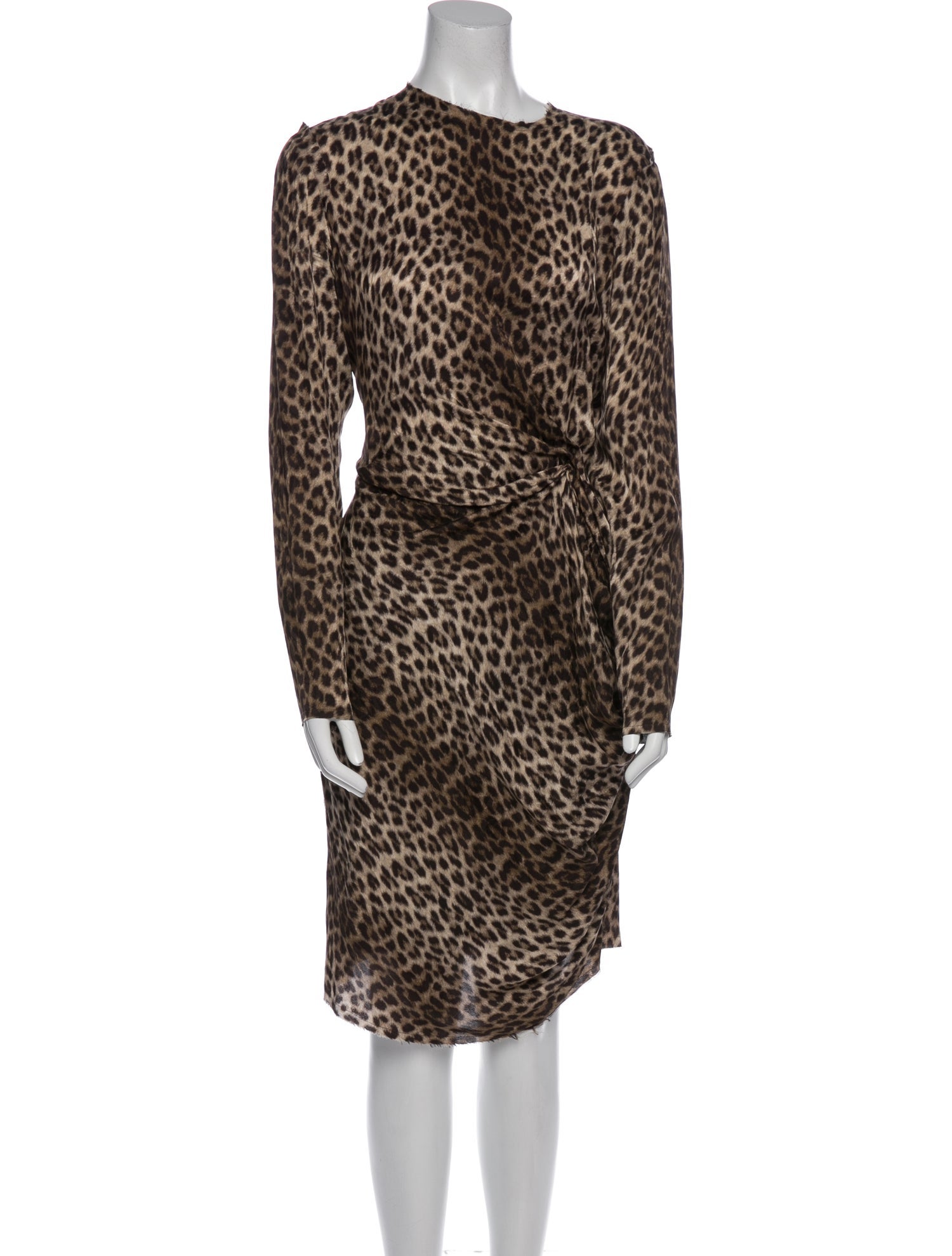 Lanvin Silk Knee-Length Dress