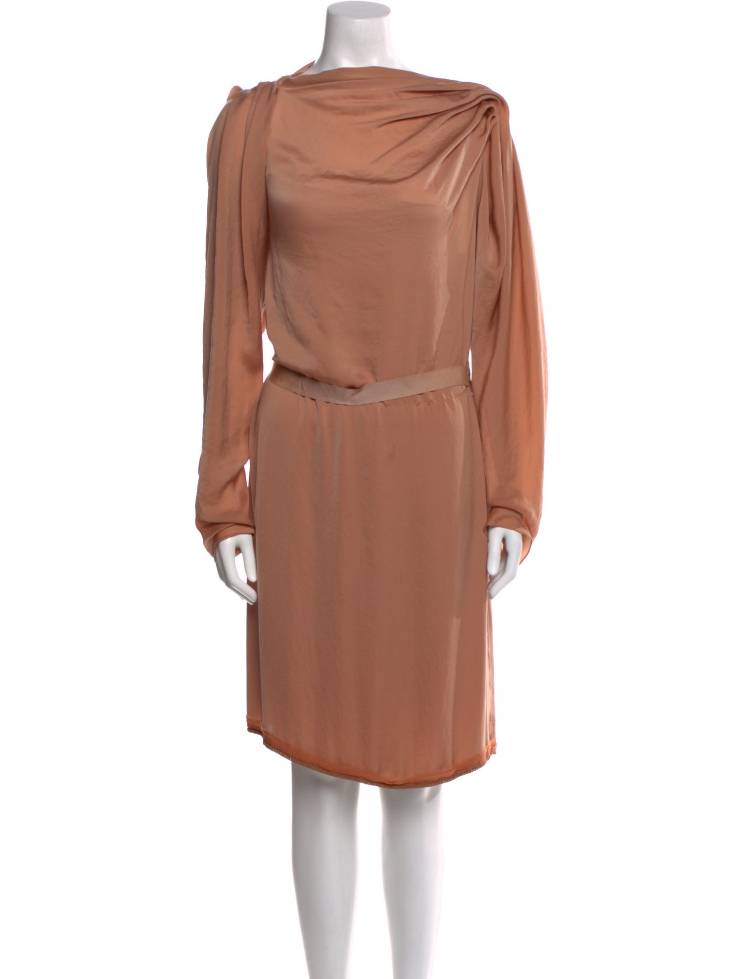 Lanvin Bateau Neckline Knee-Length Dress