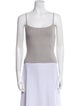 Lanvin Square Neckline Sleeveless Top