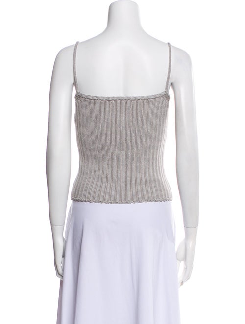 Lanvin Square Neckline Sleeveless Top