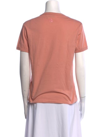 Lanvin Graphic Print Crew Neck T-Shirt