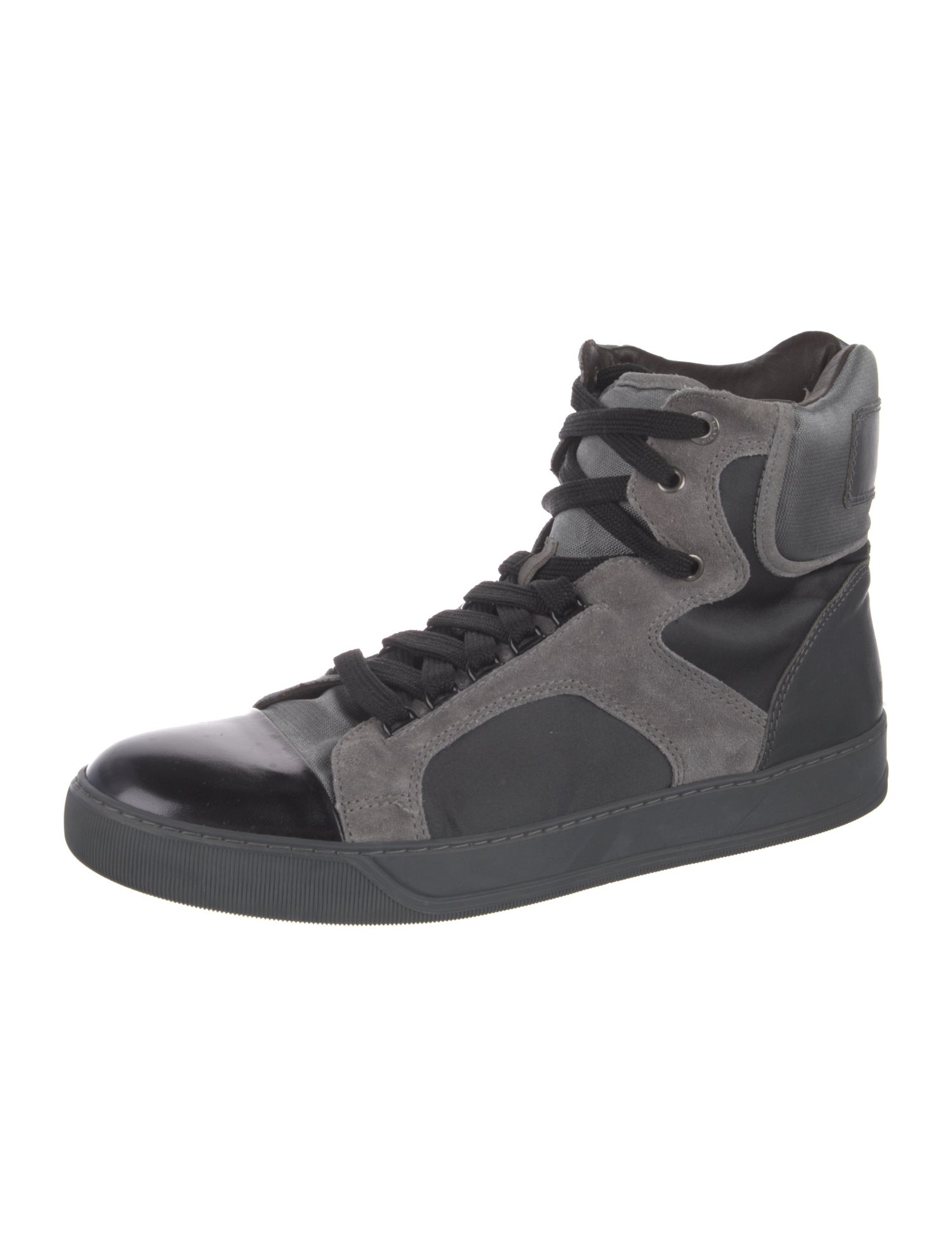 Lanvin Leather Lace-Up Boots