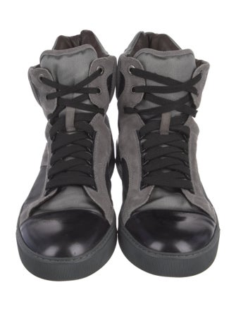 Lanvin Leather Lace-Up Boots