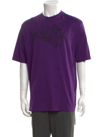 Lanvin Graphic Print Crew Neck T-Shirt