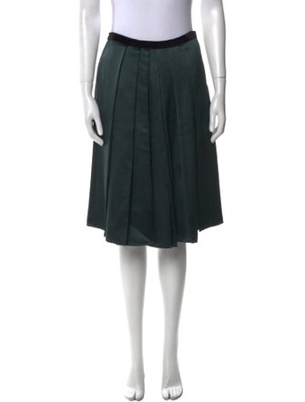 Lanvin Silk Knee-Length Skirt