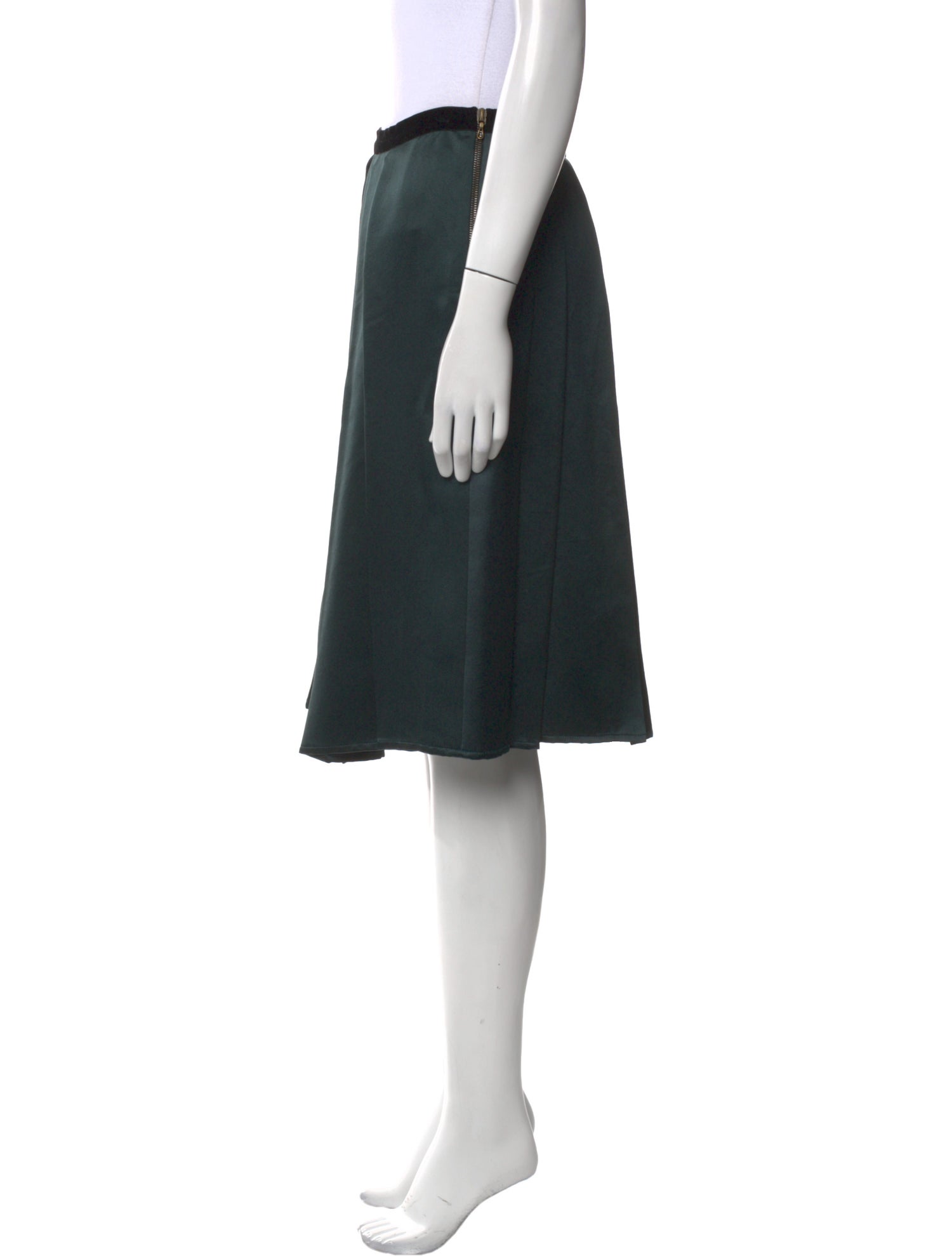 Lanvin Silk Knee-Length Skirt