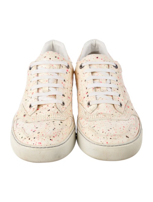 Lanvin Leather Printed Sneakers