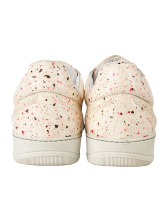 Lanvin Leather Printed Sneakers