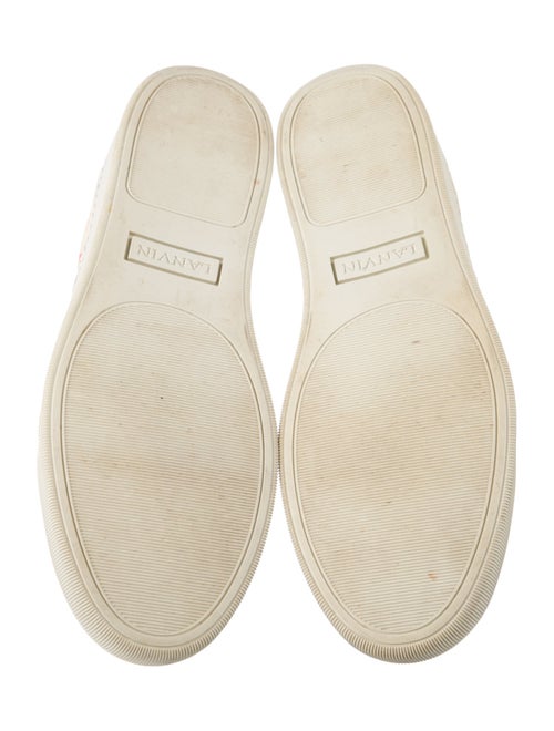 Lanvin Leather Printed Sneakers