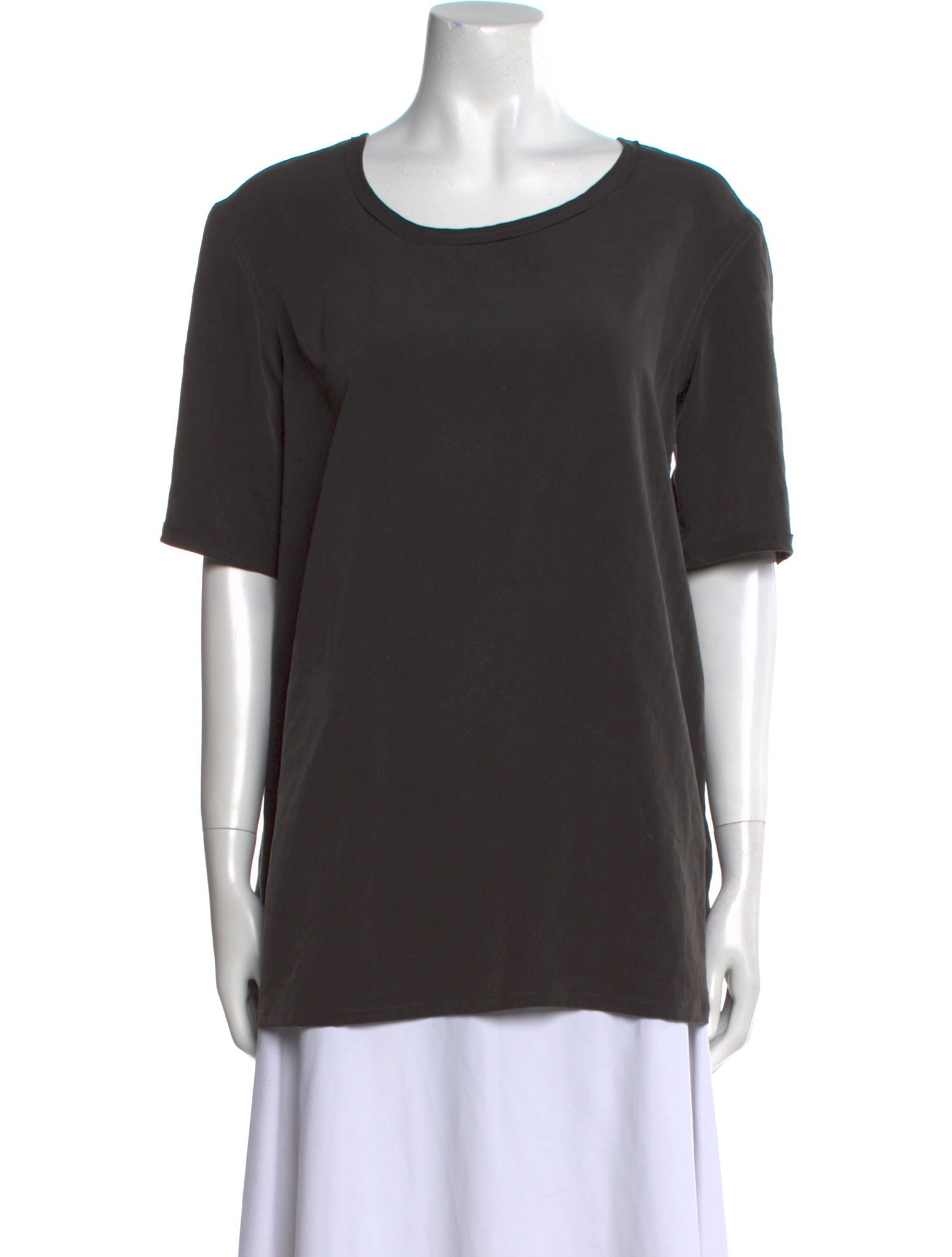Lanvin Scoop Neck Short Sleeve T-Shirt