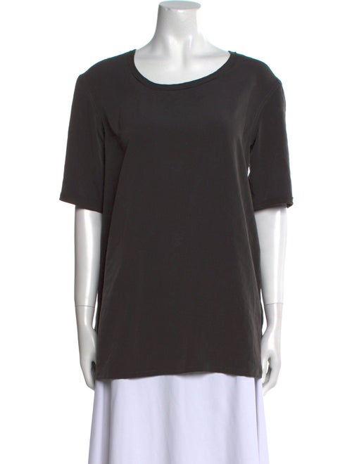 Lanvin Scoop Neck Short Sleeve T-Shirt